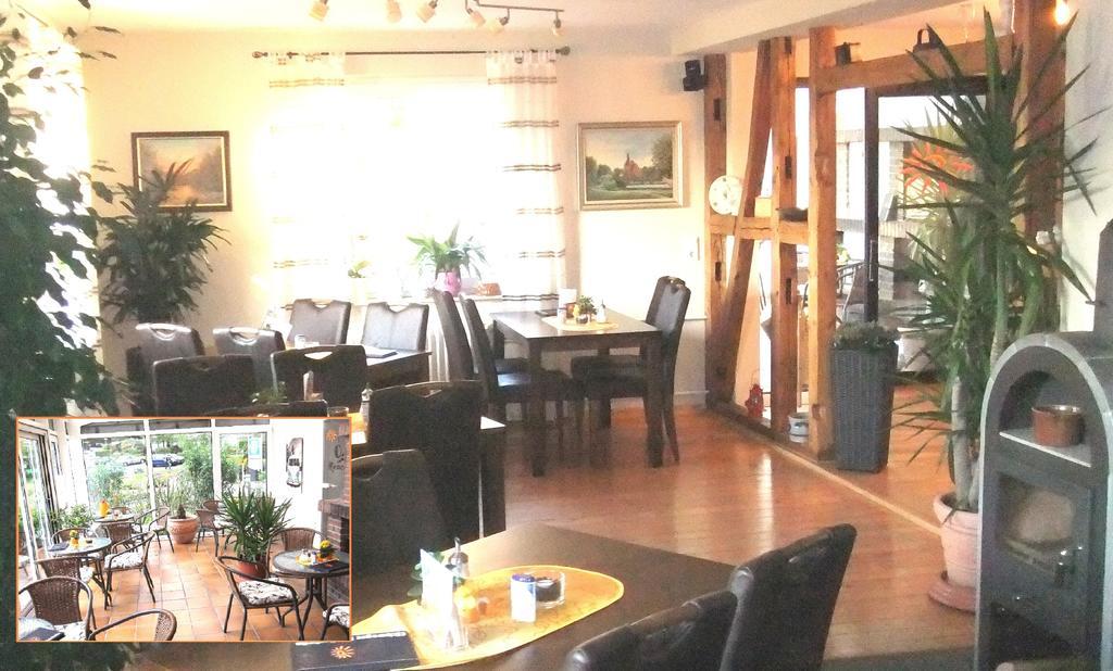 Pension & Cafe Meine Sonne Sole Mio Бад-Зоден-Аллендорф Экстерьер фото